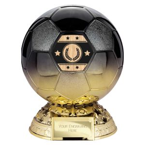 ELITE CARBON BLACK & GOLD FOOTBALL AWARD